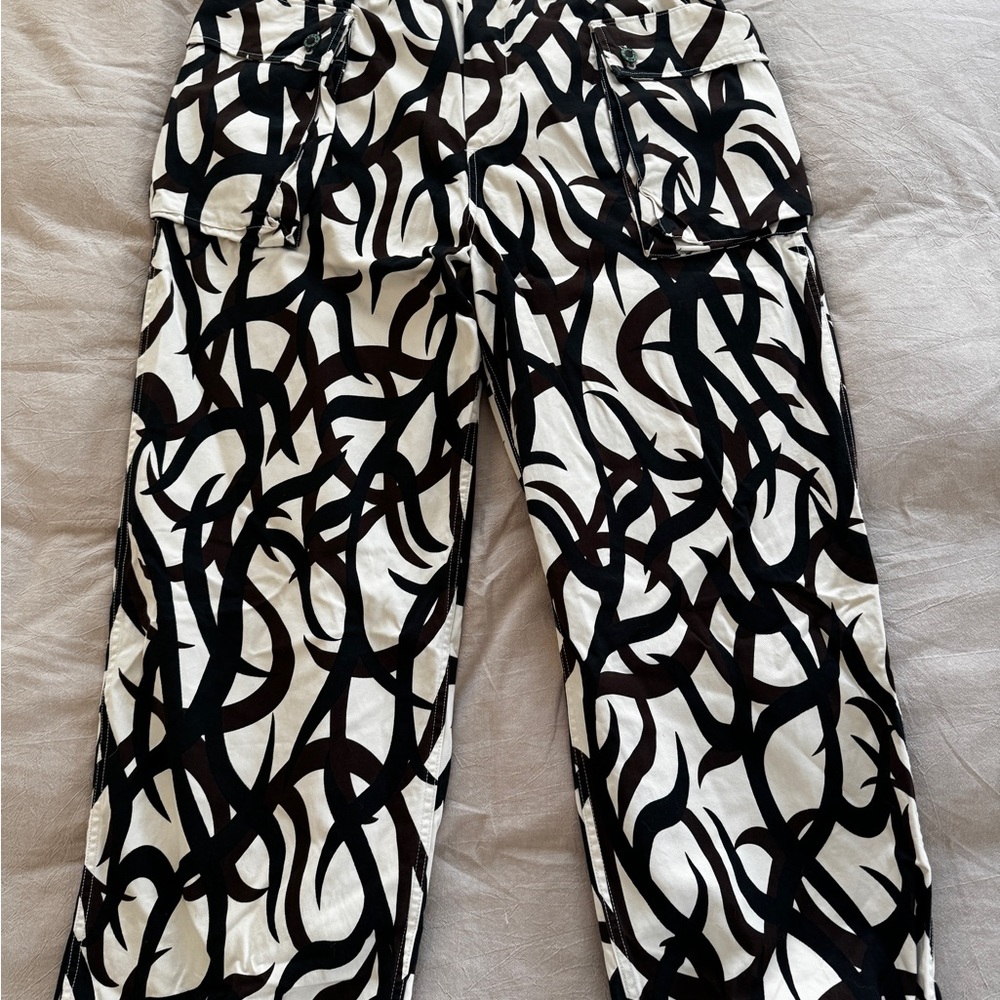 Brain Dead Monochrome Abstract Pants